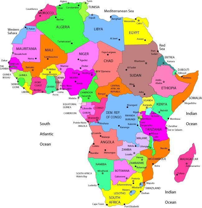 The right African Map