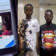 image of the 12-year old boy driving the truck (left), 12-year old boy (middle) and the 34-year-old man suspected to be the driver of the DAF XF 105 articulated truck (right)