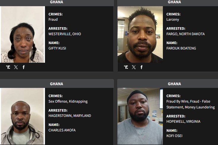US updates ‘Worst of the Worst’ deportation list, adds 12 Ghanaians as Nigeria tops West African count