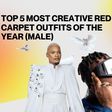 Top 5 most creative red carpet outfits of the year (Male)