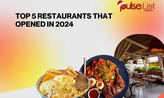 Top 5 new restaurants in 2024