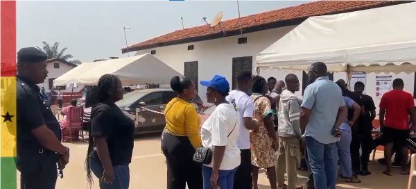 Special Voting: Dumelo and Lydia Alhassan clash at Legon police station