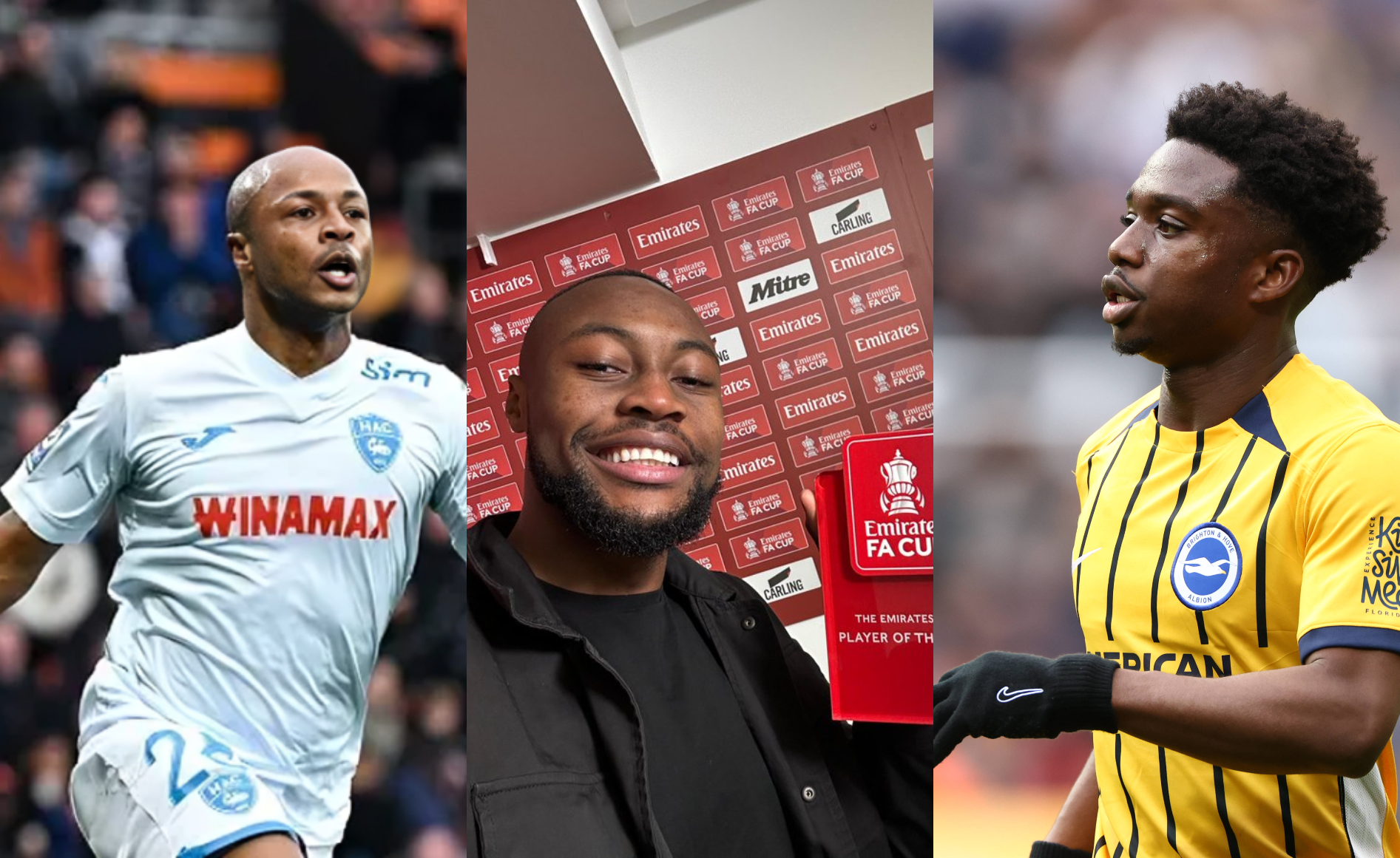 GH ballers abroad: Dede Ayew nets again, Semenyo wins MOTM as Lamptey sees red