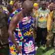 Video shows Asantehene scoring penalty in kente and kyawkyaw, fans hail his footwork