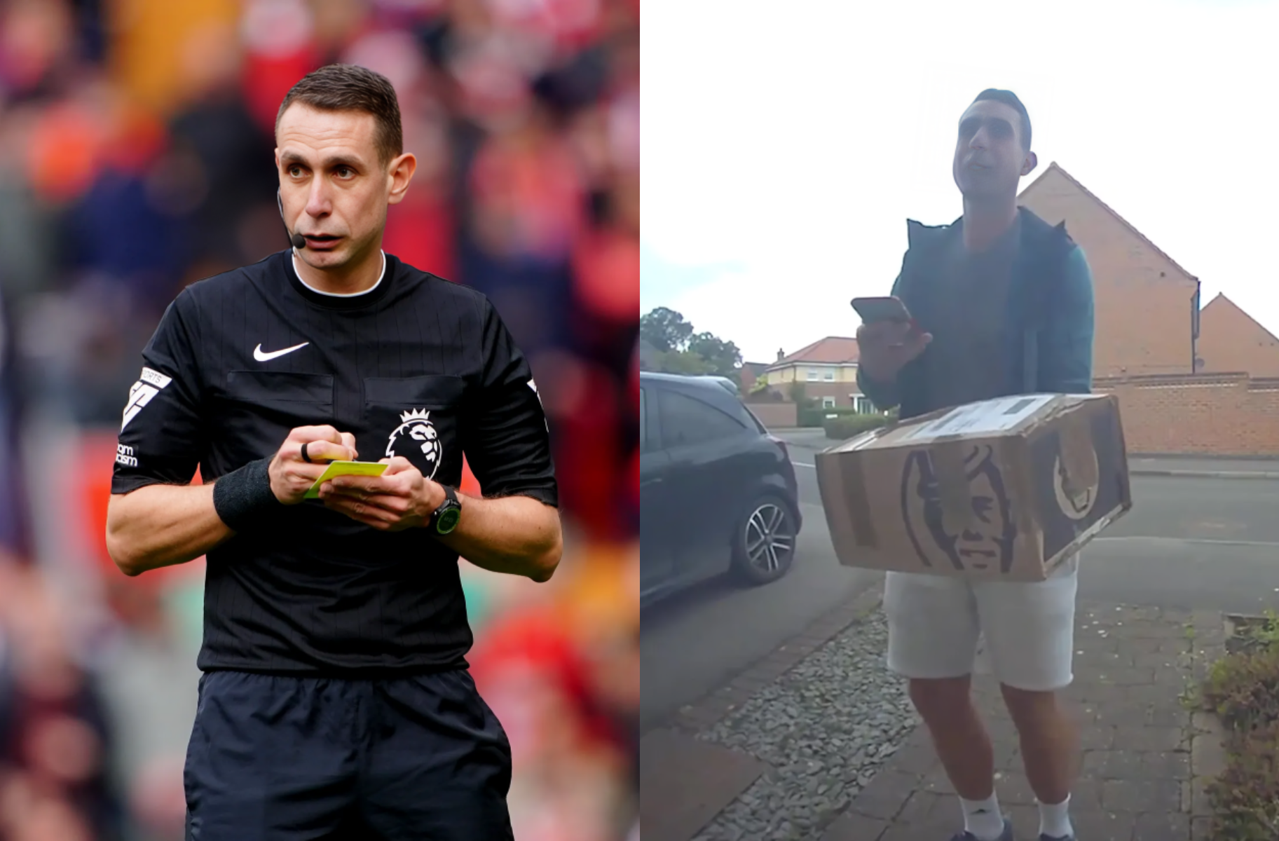 Premier League referee turns delivery guy after cocaine saga, bashing Liverpool (Video)