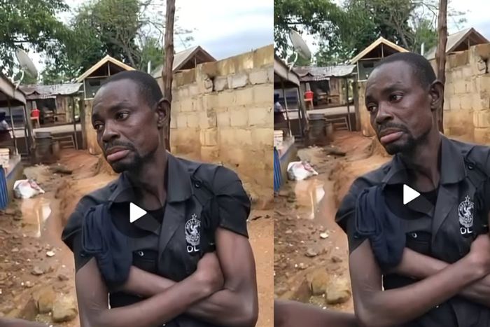 Man arrested after viral footage shows him drunk in police uniform begging for 'wee'