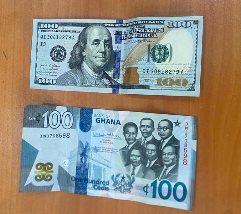 Ghana cedi weakens against dollar, pound and euro: See BoG's official exchange rates for July 6. Image: fact-checkghana.com