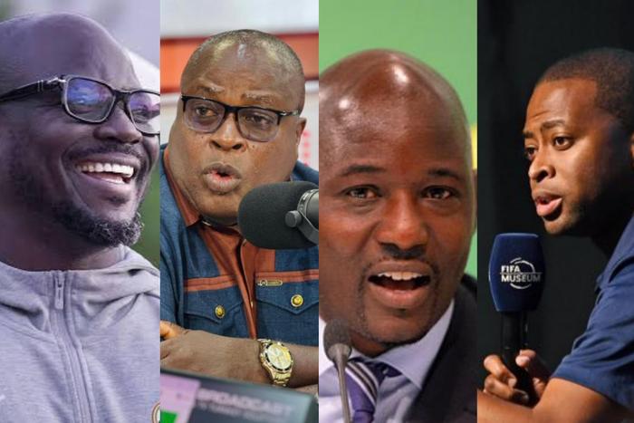Stephen Appiah, Fred Pappoe, Anthony Baffoe and Faisal Chibsah