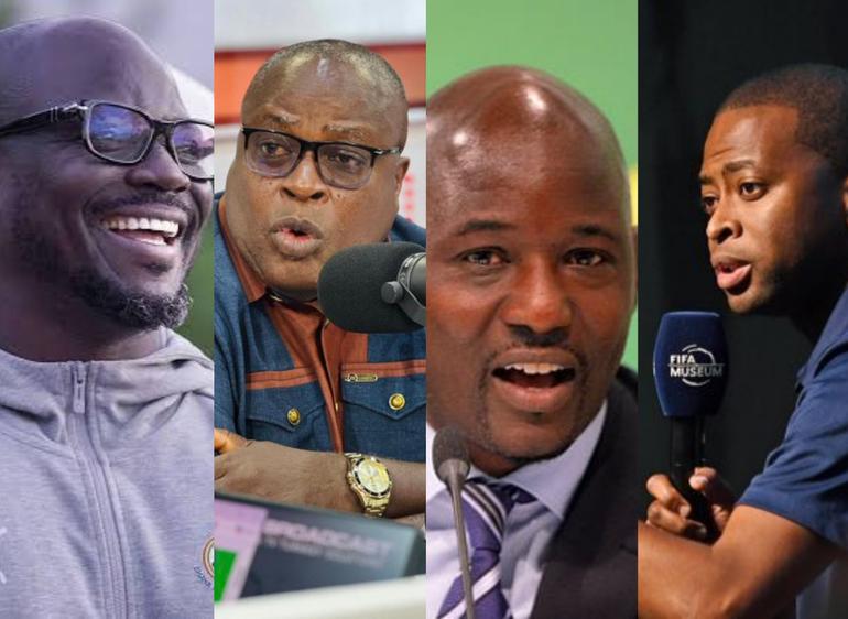Stephen Appiah, Fred Pappoe, Anthony Baffoe and Faisal Chibsah