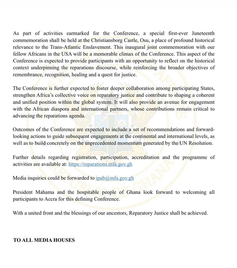 Ministry of Foreign Affairs statement on the meeting, which is a strategic follow-up to Resolution A/RES/80/250, which received overwhelming support from 123 UN Member States
