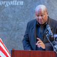 Ghana's President John Dramani Mahama speaking during voting on the landmark United Nations General Assembly resolution recognising the trans-Atlantic enslavement of Africans as the gravest crime against humanity