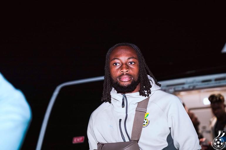 Black Stars arrive in the USA | Photo via GFA