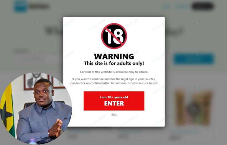 Government is considering a policy requiring users to verify their identity before accessing adult websites in Ghana.