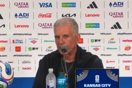 Carlos Queiroz in a post-match conference after 1-0 loss to Columbia
