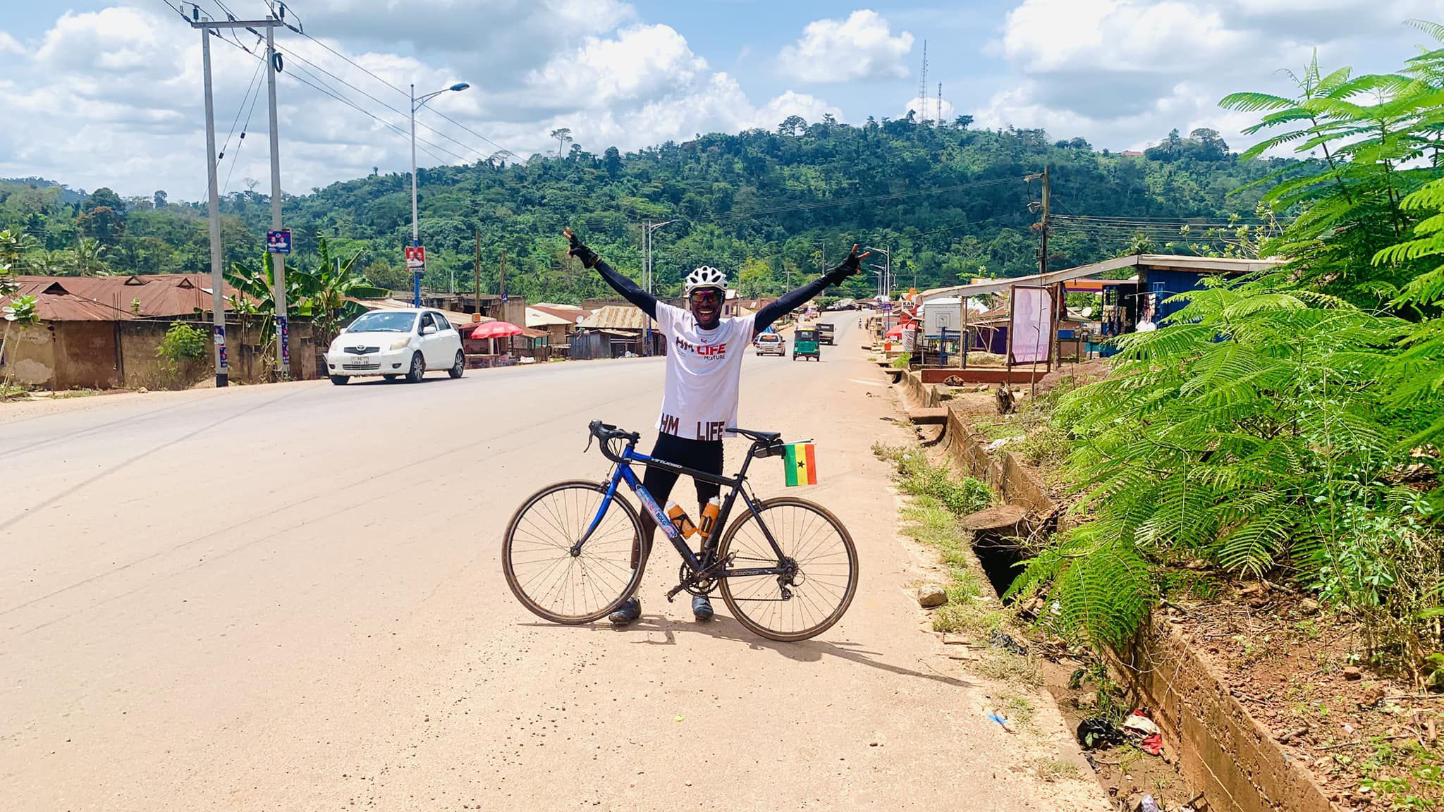 James Kumbeni: Cyclist reveals plans to ride from Ghana to Morocco