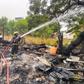4-month-old baby burnt to death as fire guts wooden structures at Kissiman Junction