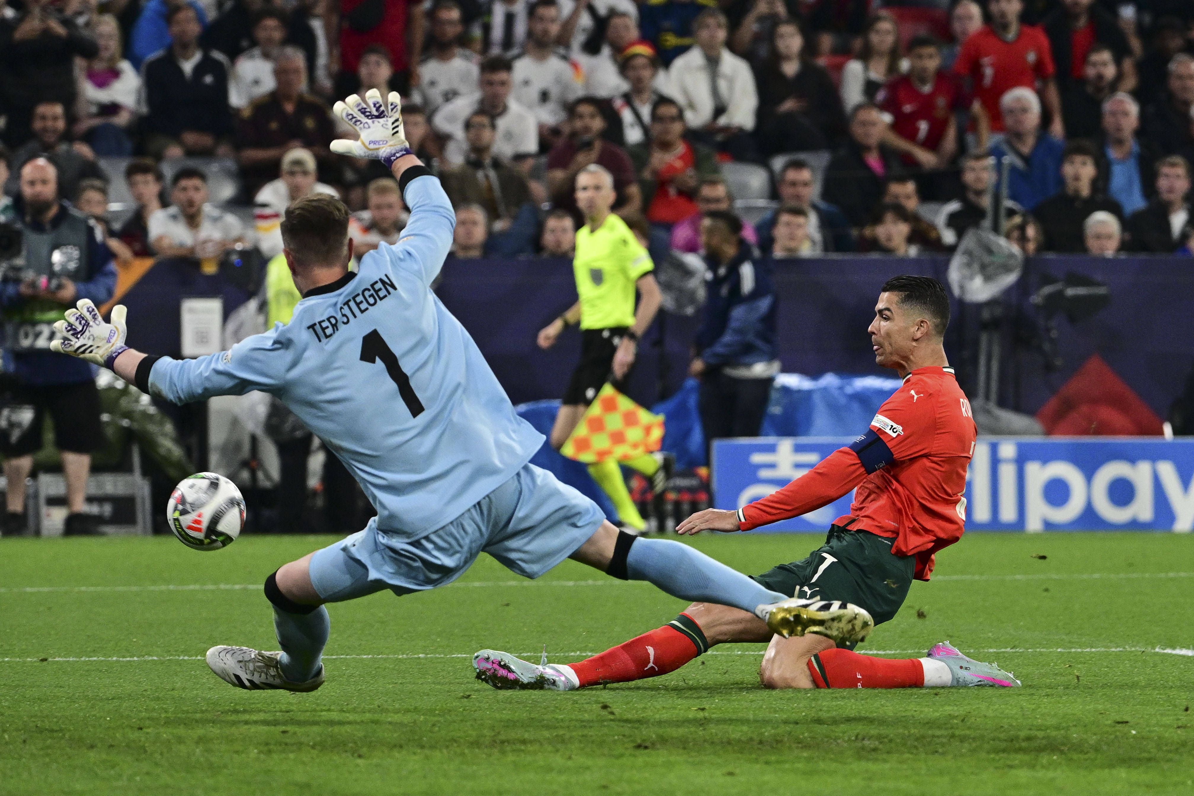 Cristiano Ronaldo scores as Portugal knock out Germany to reach Nations League final