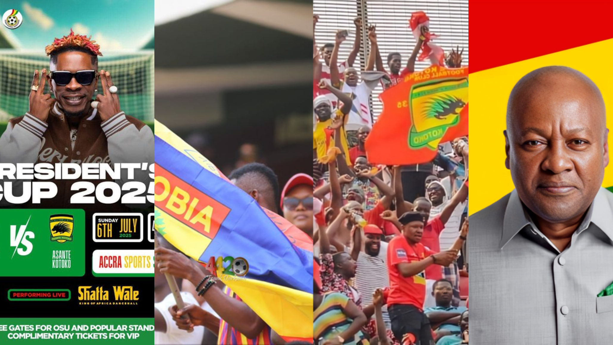 Mahama, Shatta Wale, dollar gift promises: All to know about 2025 President\'s Cup