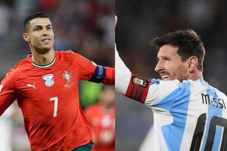Robaldo (left) and Messi (right)