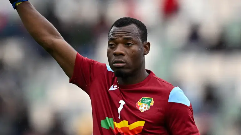 Benin goalkeeper Marcel Dandjinou