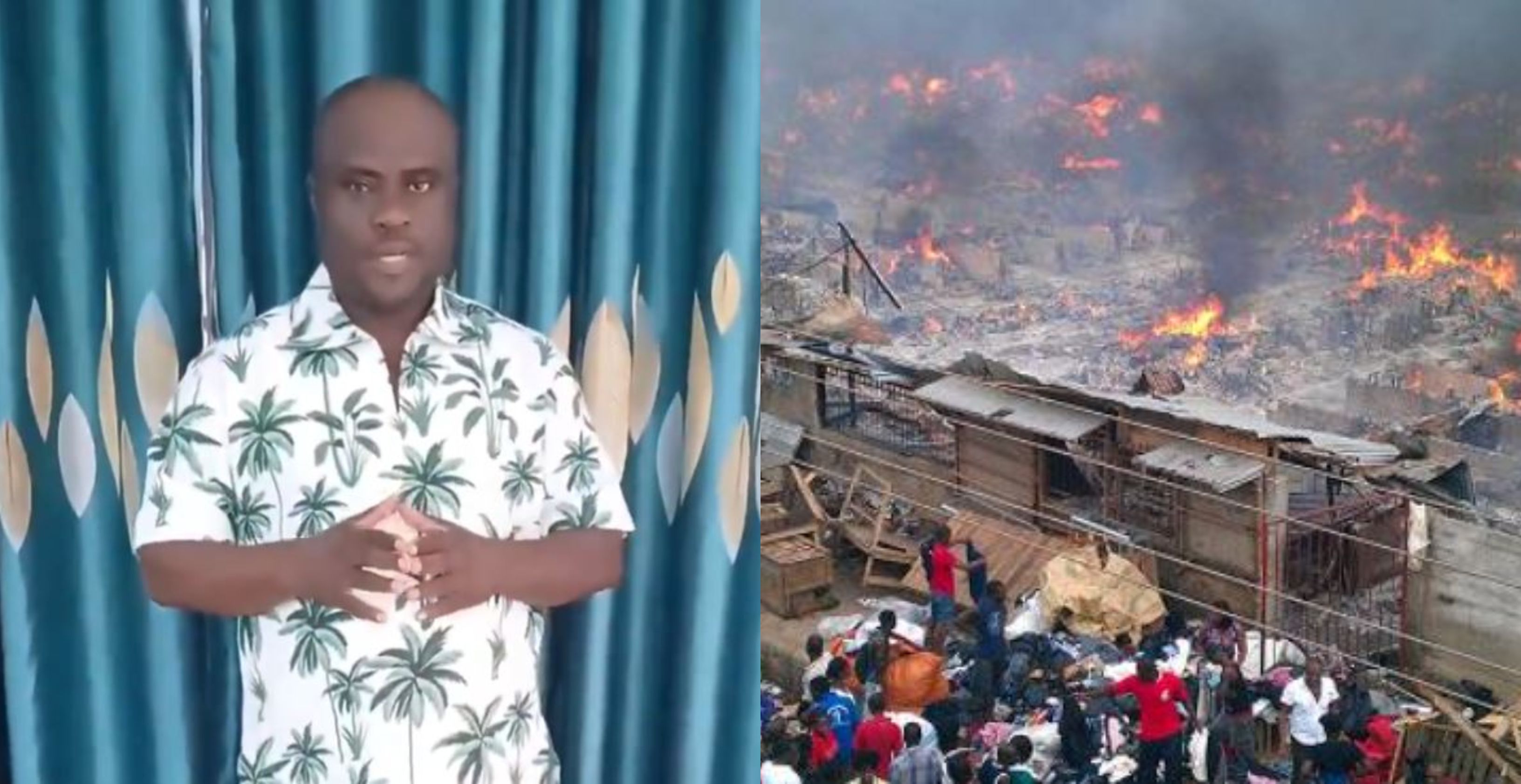 Pastor promises GHC20k to Kantamanto market fire victims who present membership cards