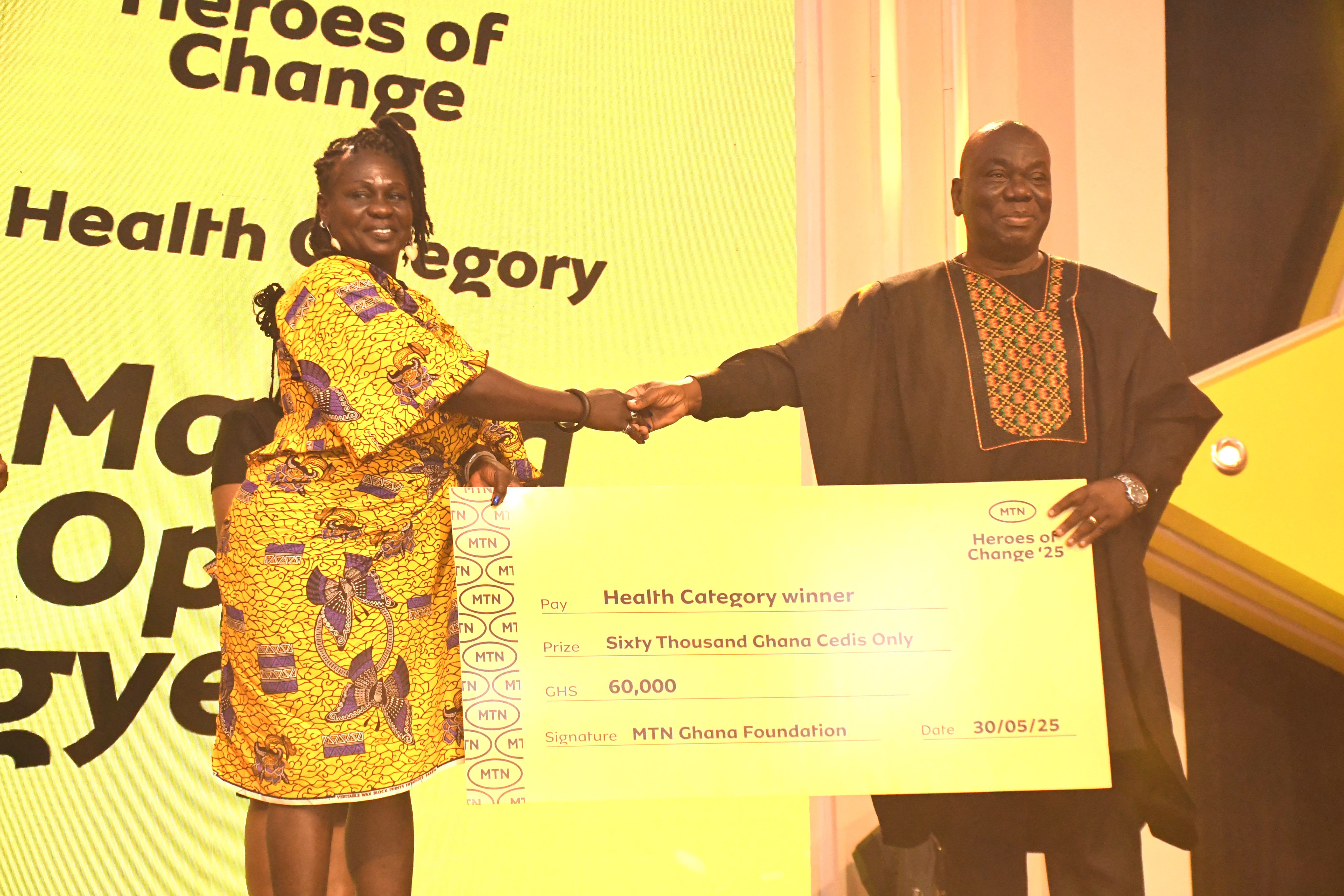 Martha Opoku Agyemang Named MTN Hero of Change for Health Category