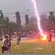 Footballer killed by lightning strike during match in Thailand as 12 others injured