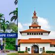 University of Cape Coast (left) and University of Ghana (right)