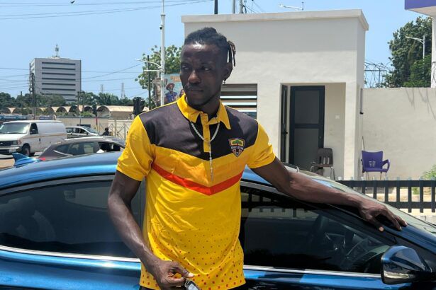 No More Trotro: Benjamin Asare gets surprise car gift after shining in Black Stars debut