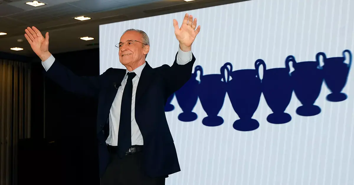 Florentino Perez re-elected Real Madrid president in the first contested vote in 20 years