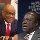 Minister of the Federal Capital Territory (FCT), Nyesom Wike (left), Ghanaian businessman Sir Sam Jonah (right)