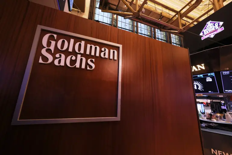 Goldman Sachs. Photographer: Michael M. Santiago/Getty Images