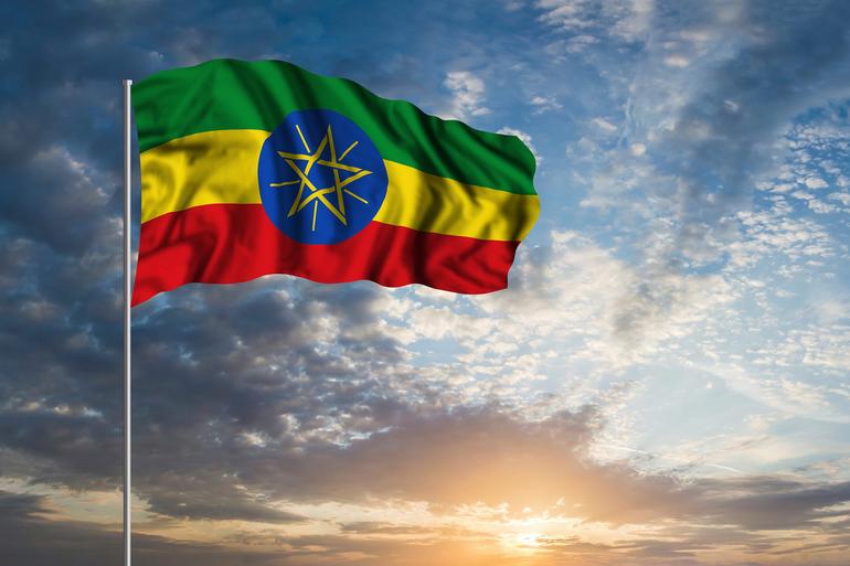 Waving National flag of Ethiopia by Firewings (Adobe Stock Image)