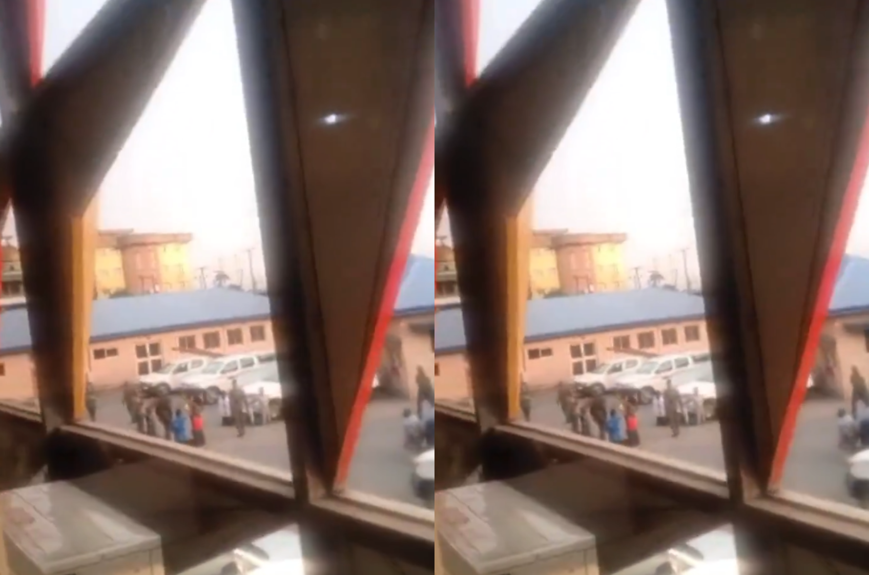 Soldiers attack Electricity office over power disconnection to military base (Video)