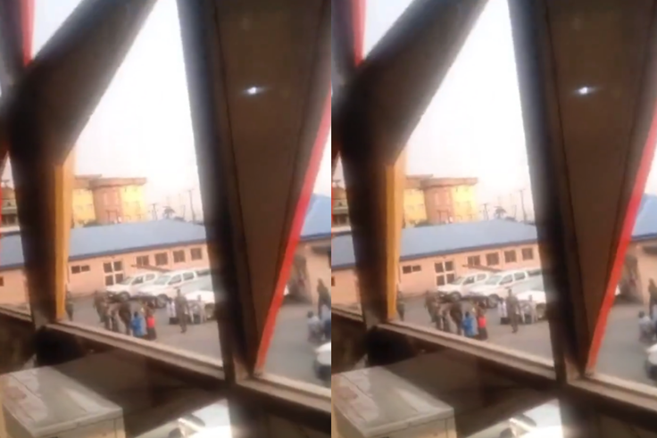 Soldiers attack Electricity office over power disconnection to military base (Video)