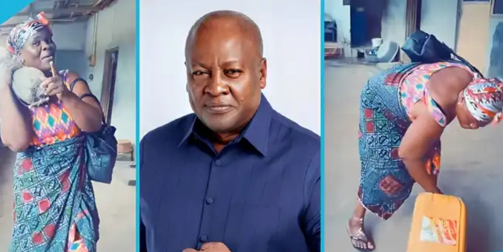 Ghanaian woman praises Mahama for falling food prices in viral video