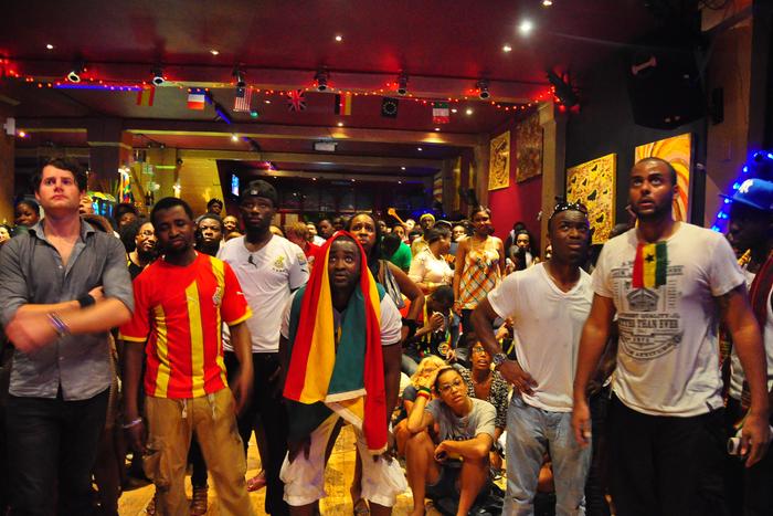 Black Stars fans | Photo via https://commons.wikimedia.org/