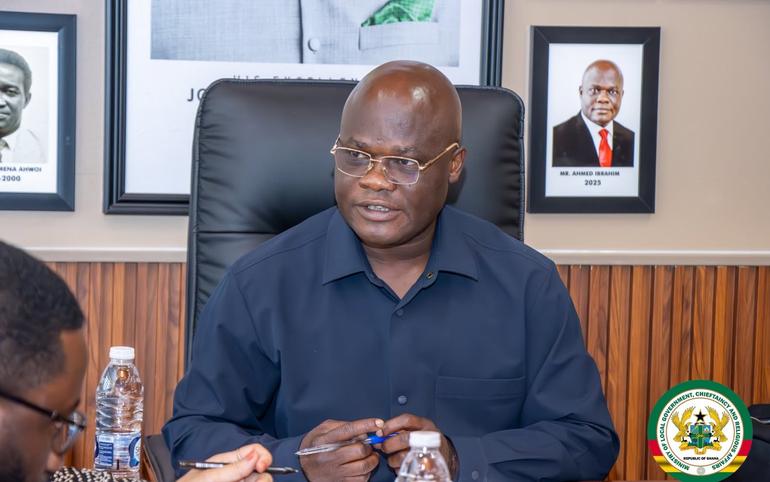 Minister for Local Government, Chieftaincy and Religious Affairs, Ahmed Ibrahim