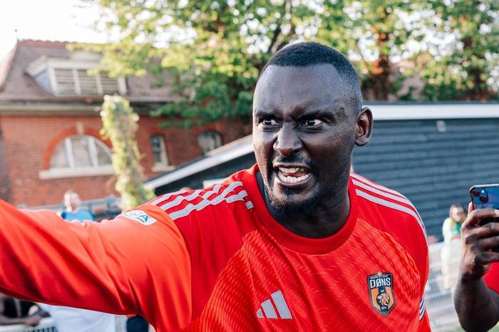 George Desmond Kamurasi, the captain and goalkeeper of SE Dons