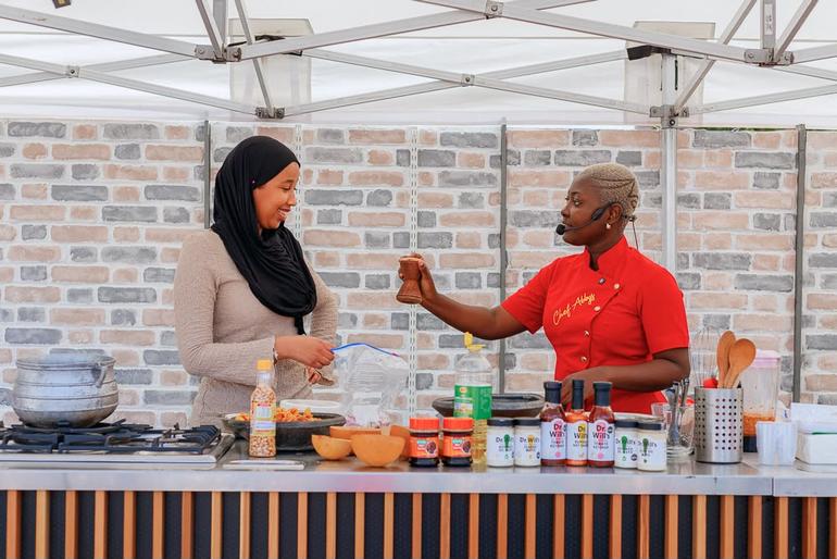 In Pictures: Chef Abbys Showcases Ghanaian Cuisine at London's Black On The Square