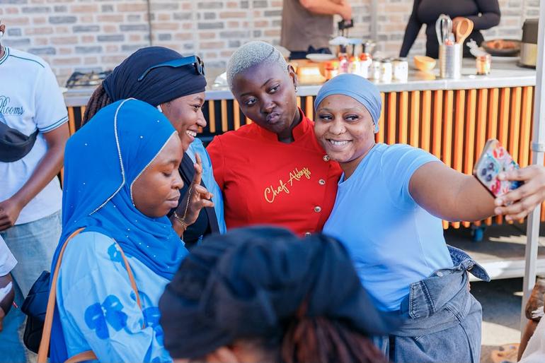 In Pictures: Chef Abbys Showcases Ghanaian Cuisine at London's Black On The Square