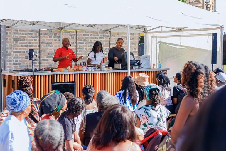 In Pictures: Chef Abbys Showcases Ghanaian Cuisine at London's Black On The Square