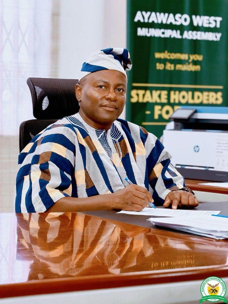 The Municipal Chief Executive for Ayawaso West, Michael Mensah,