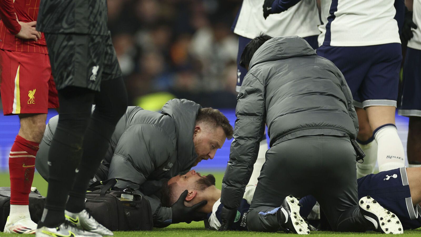 Tottenham’s Betancur ‘all good’ after collapsing in Liverpool clash 