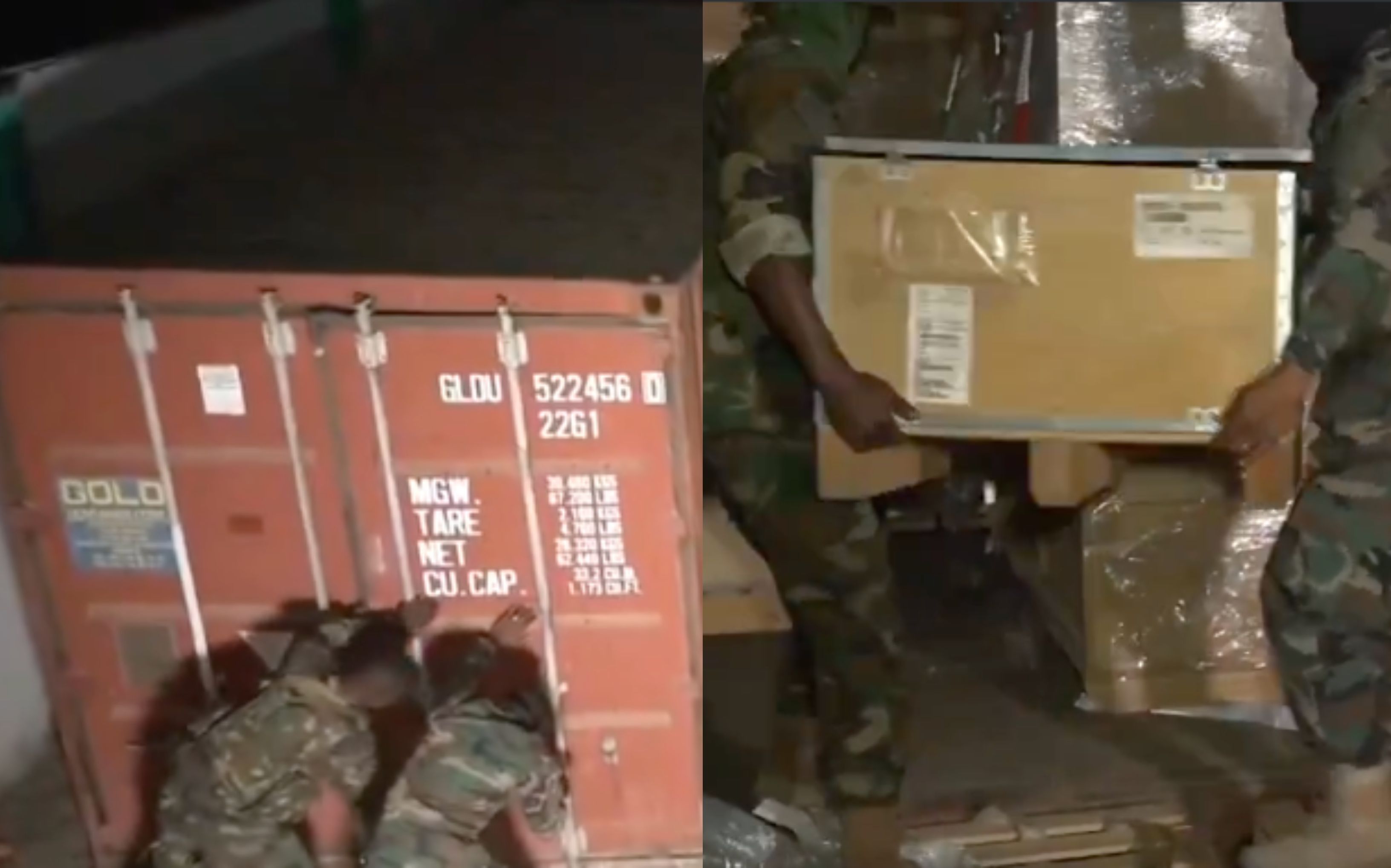 National Security intercepts 12 containers of fake US dollars, Ghana Cedis, gold bars