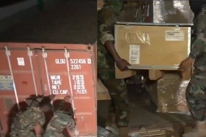National Security intercepts 12 containers of fake US dollars, Ghana Cedis, gold bars