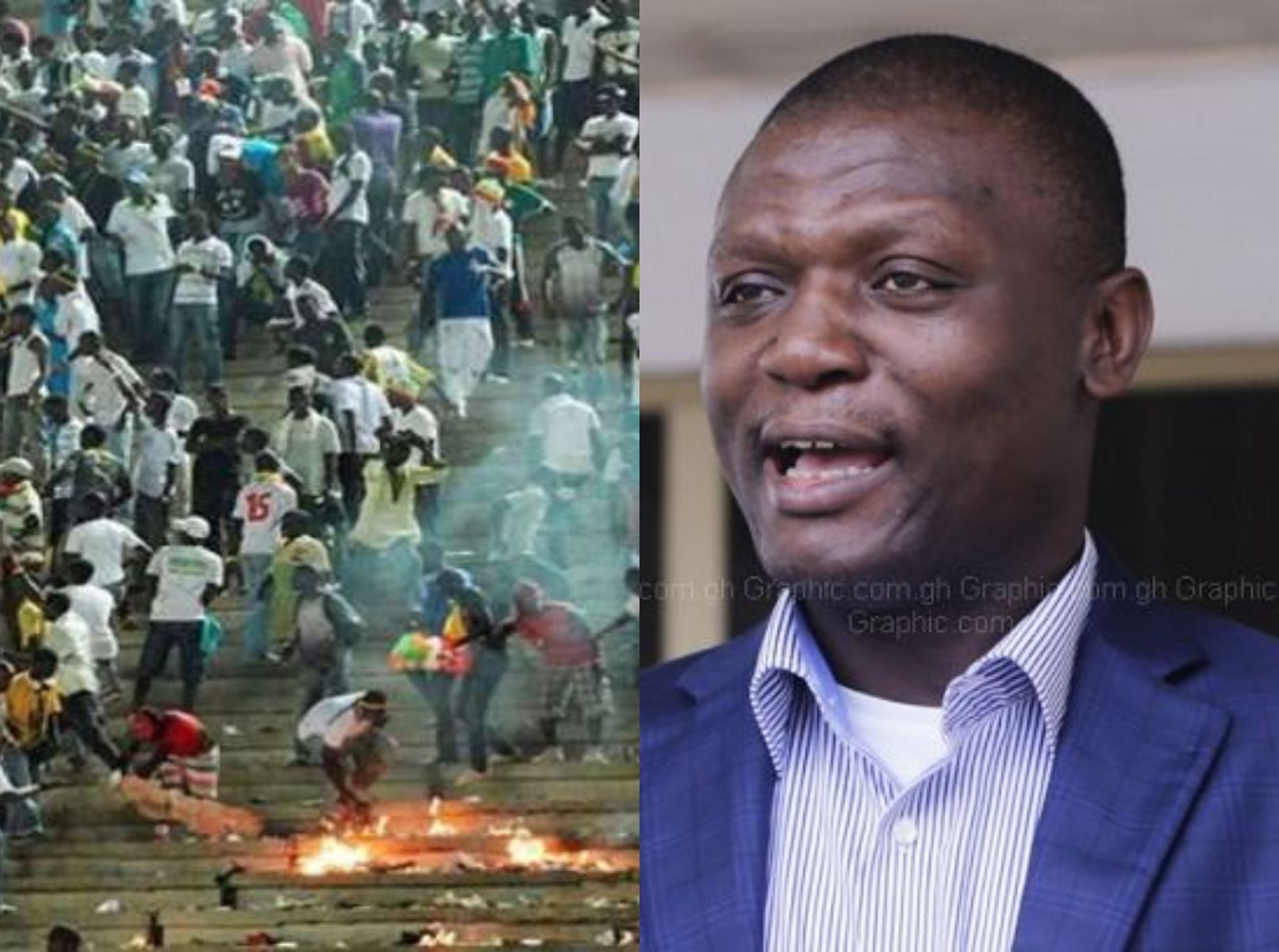 May 9 Accra Sports stadium disaster: Minister demands end to football hooliganism