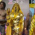 27th TGMA: Hiplife legend Okyeame Kwame sparks reactions with powerful galamsey-inspired outfit