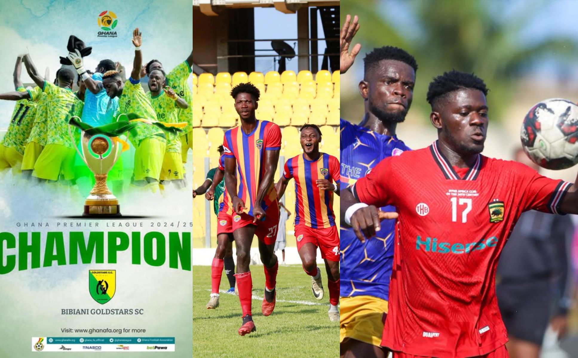 GPL final wrap: Gold Stars crowned champions, Hearts win, Vision FC defeat Kotoko