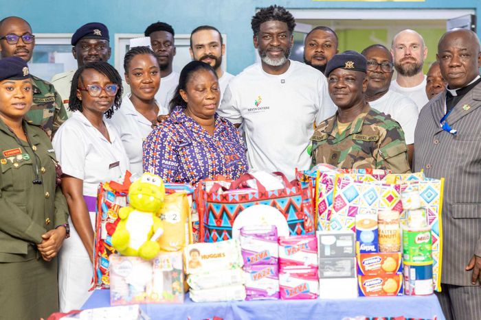 Kevin Okyere Foundation touches lives with donations and bill support at 37 Military Hospital